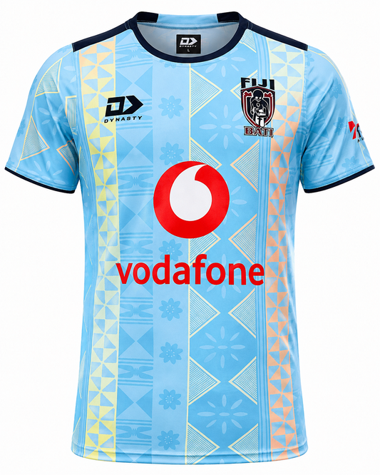 Fiji Bati 2026 RLWC Mens Cyan Training Shirt