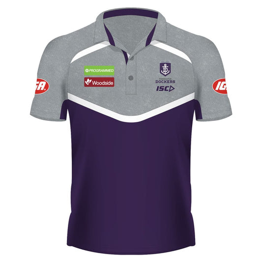 Fremantle Dockers 2018 AFL ISC Performance Polo Shirt
