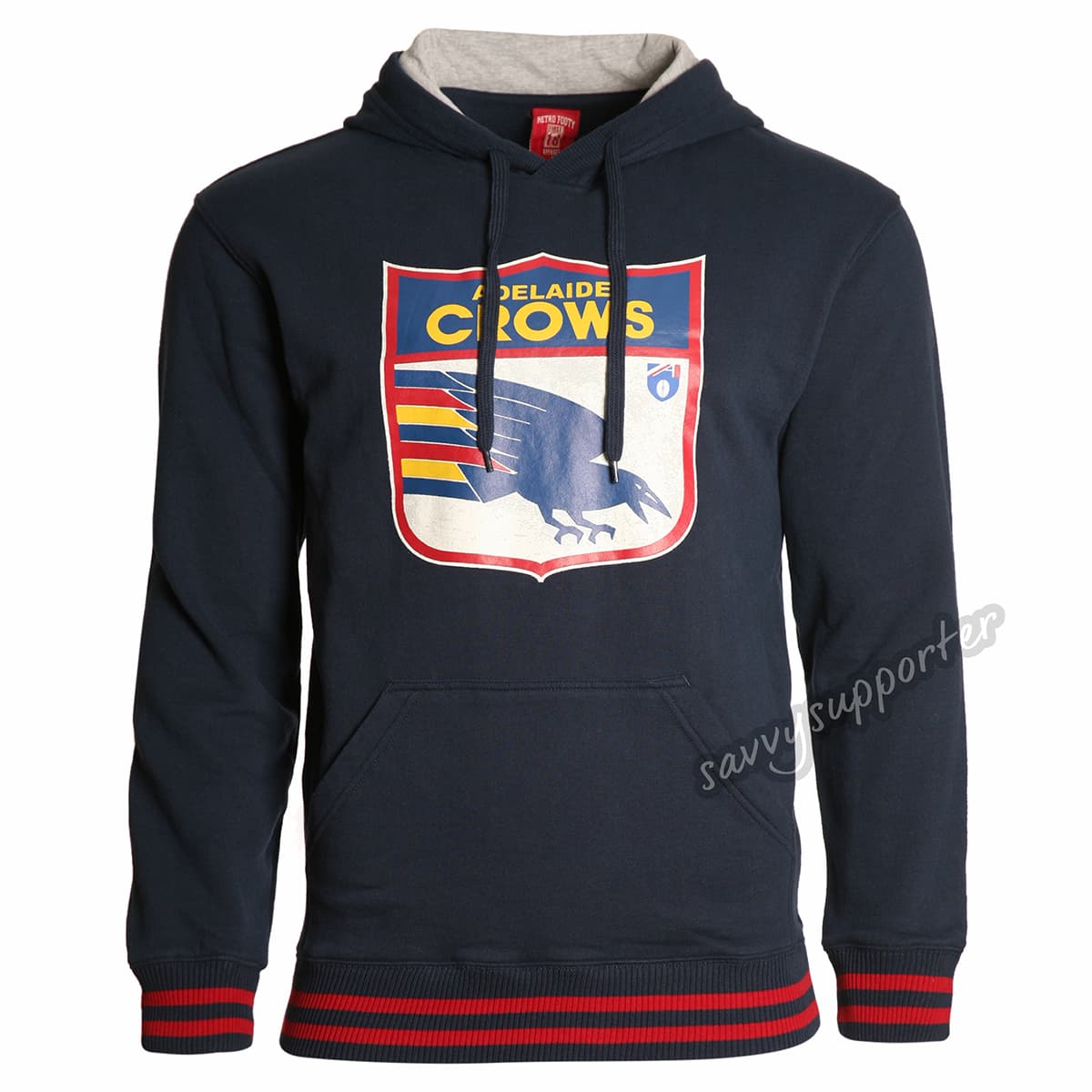 Adelaide Crows Mens Retro Pullover Hood