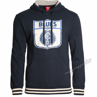 Carlton Blues Mens Retro Pullover Hood