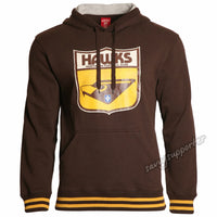 Hawthorn Hawks Mens Retro Pullover Hood
