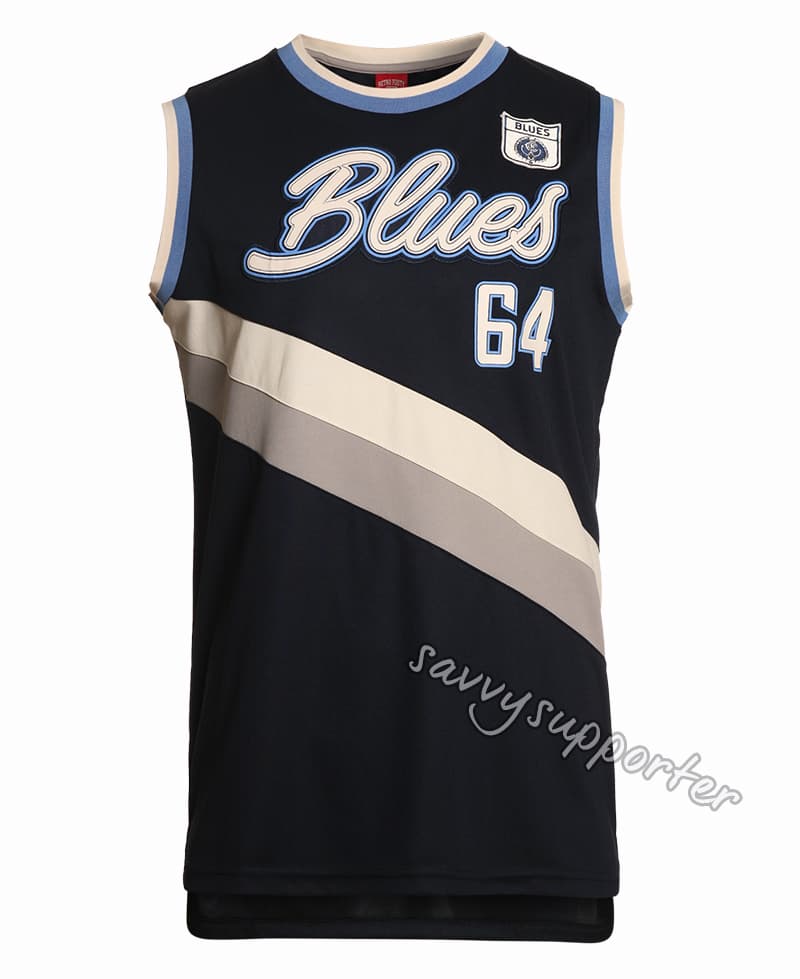 Carlton Blues Throwback Singlet