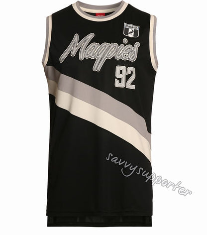 Collingwood Magpies AFL Throwback Singlet