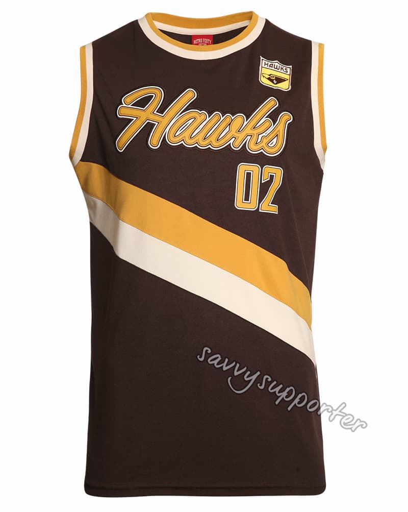 Hawthorn Hawks AFL Throwback Singlet
