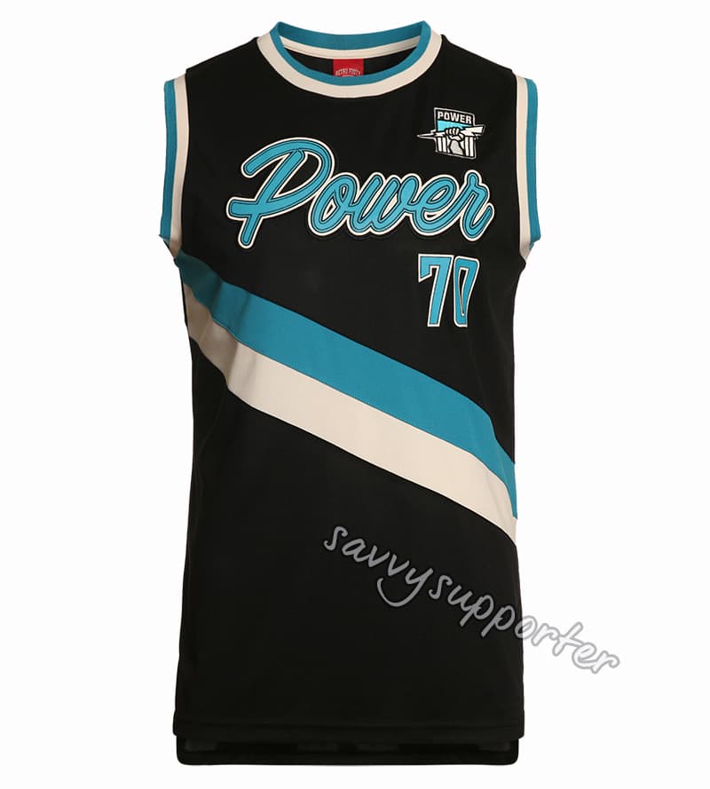 Port Adelaide Power AFL Throwback Singlet