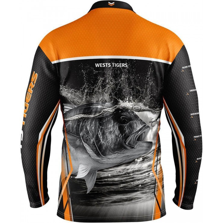 Wests Tigers NRL Mens Fishing Shirt