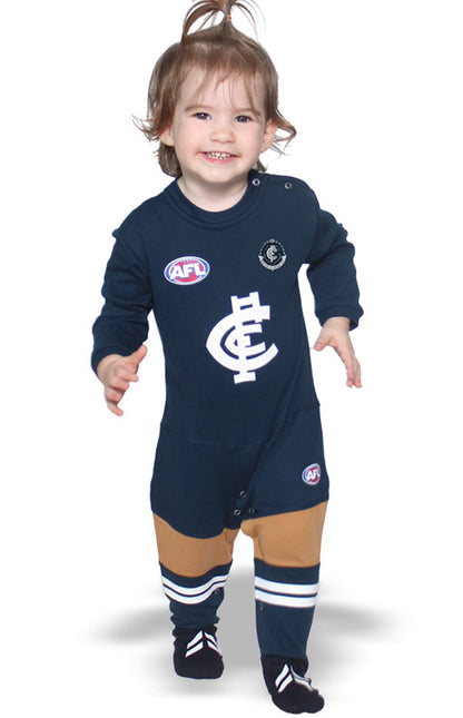 Carlton Blues  AFL Toddler Stud Footysuit