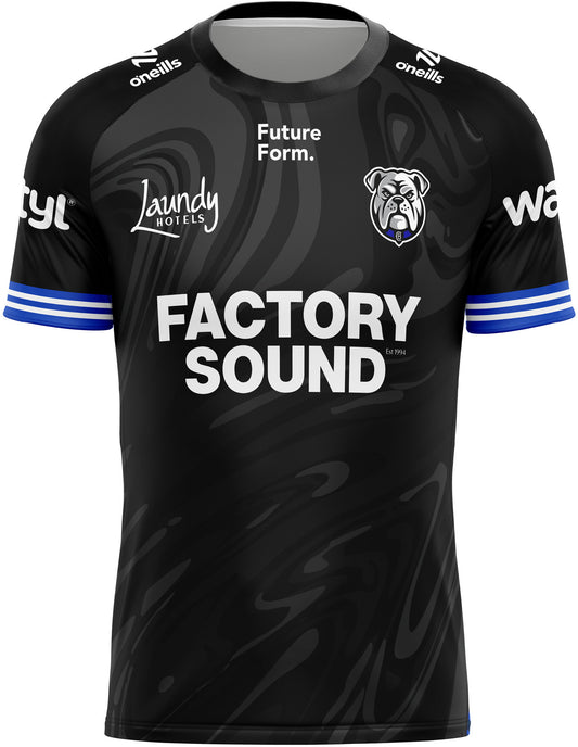 Canterbury Bulldogs 2026 NRL Mens Black Coaches Training Shirt