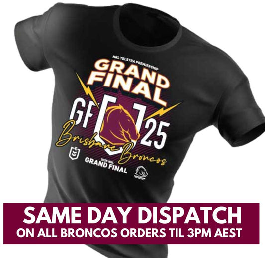 Brisbane Broncos 2025 NRL Mens Grand Final Shirt