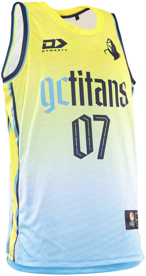 Gold Coast Titans 2026 NRL Mens Dynasty Basketball Singlet *PRESALE*