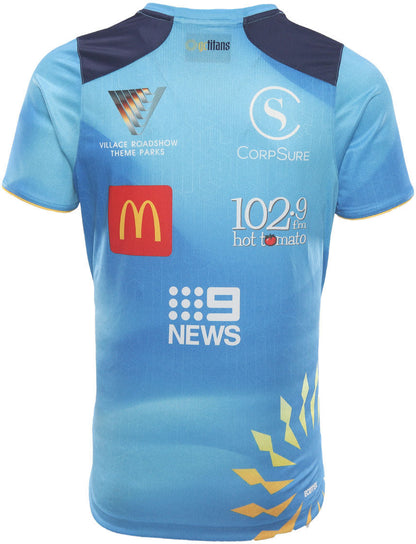 Gold Coast Titans 2026 NRL Mens Cyan Training Shirt *PRESALE*