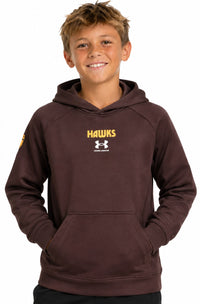 Hawthorn Hawks 2026 AFL Kids Brown Pullover Hoodie