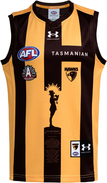 Hawthorn Hawks 2026 AFL Mens Anzac Guernsey