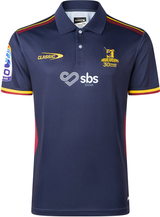 Otago Highlanders 2026 Rugby Union Mens Team Polo Shirt