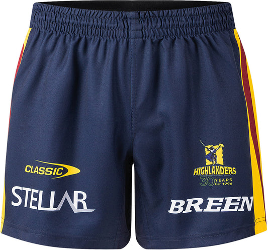 Otago Highlanders 2026 Rugby Union Mens Home Shorts