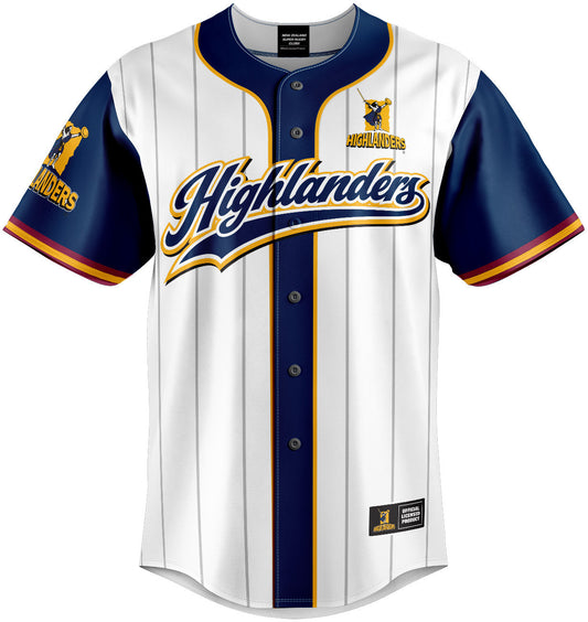 Otago Highlanders Rugby Union Mens Shortstop Baseball Shirt
