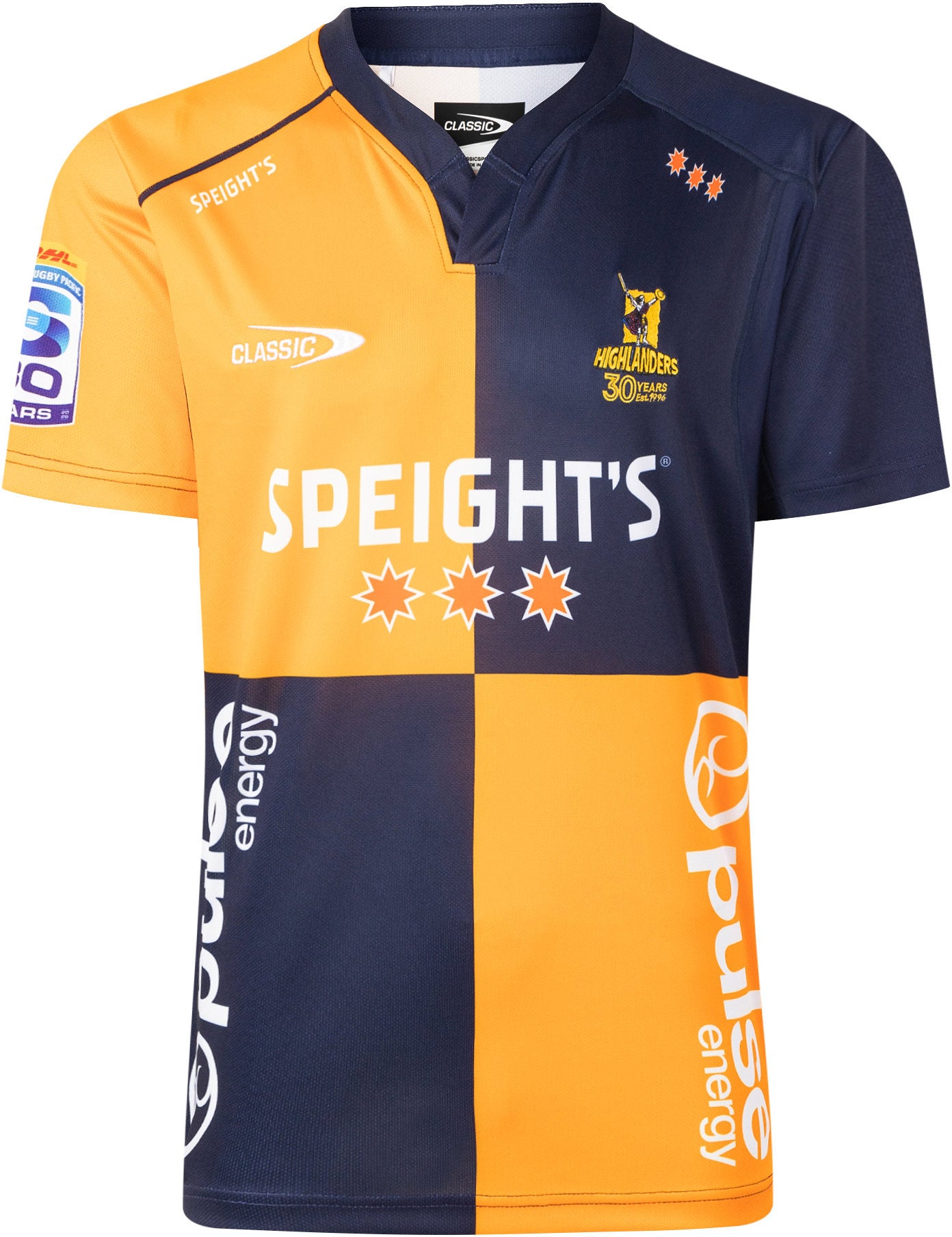 Otago Highlanders 2026 Rugby Union Mens Striped Training Jersey