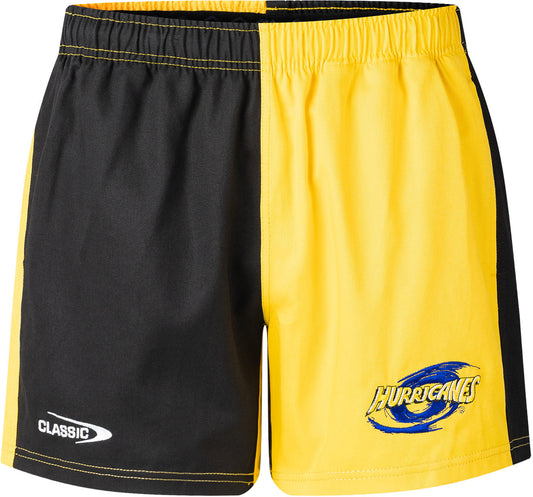 Wellington Hurricanes 2026 Rugby Union Mens Drill Rugby Shorts