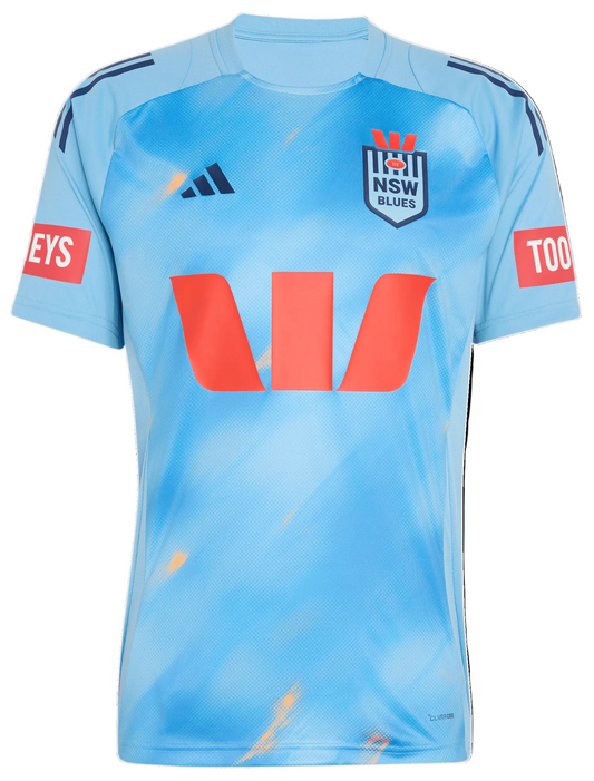 NSW Blues 2026 State of Origin Mens Light Blue Training Shirt