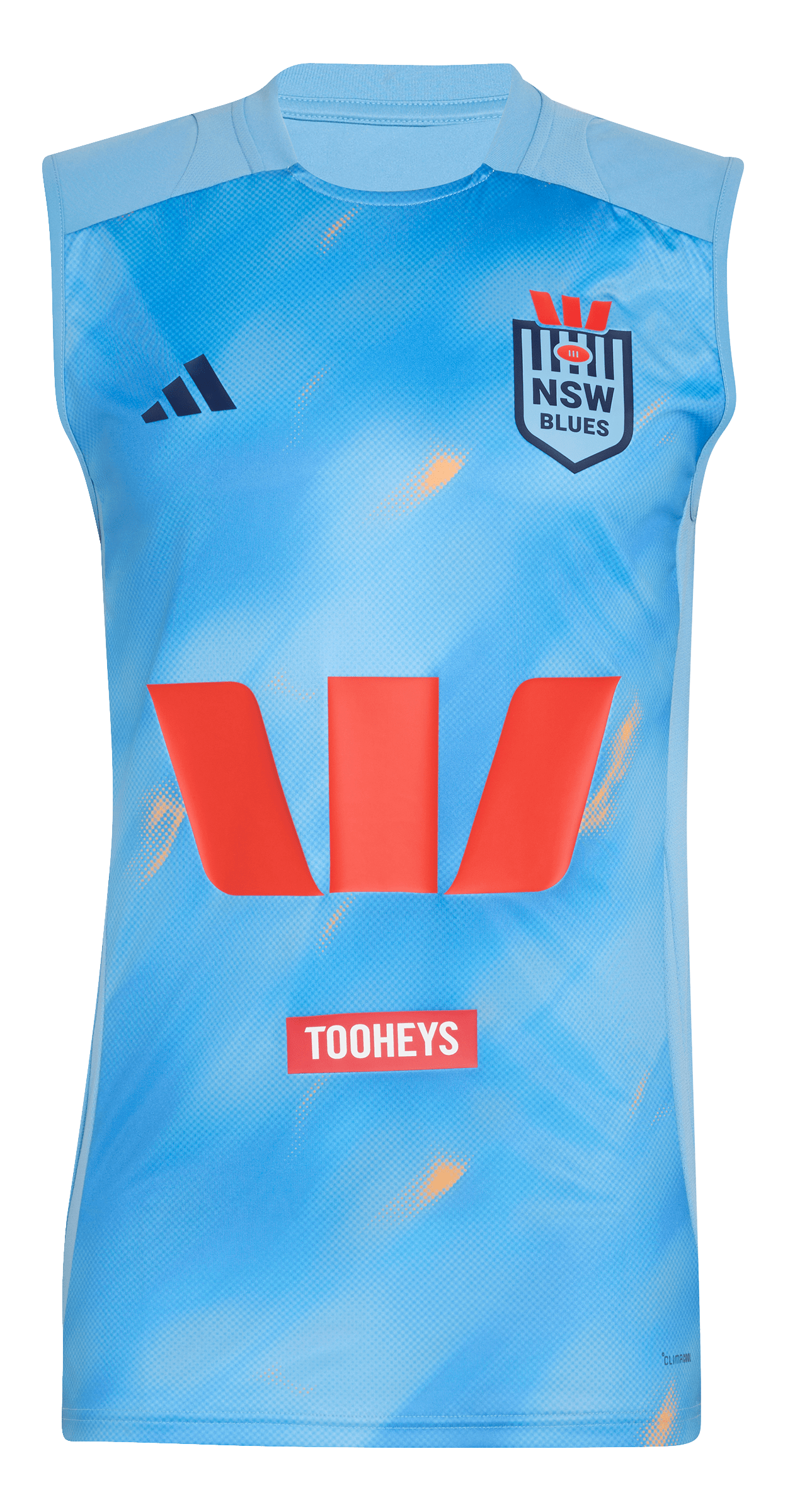 NSW Blues 2026 State of Origin Mens Light Blue Training Singlet