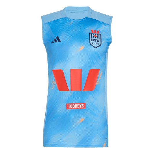 NSW Blues 2026 State of Origin Mens Light Blue Training Singlet