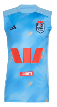 NSW Blues 2026 State of Origin Mens Light Blue Training Singlet
