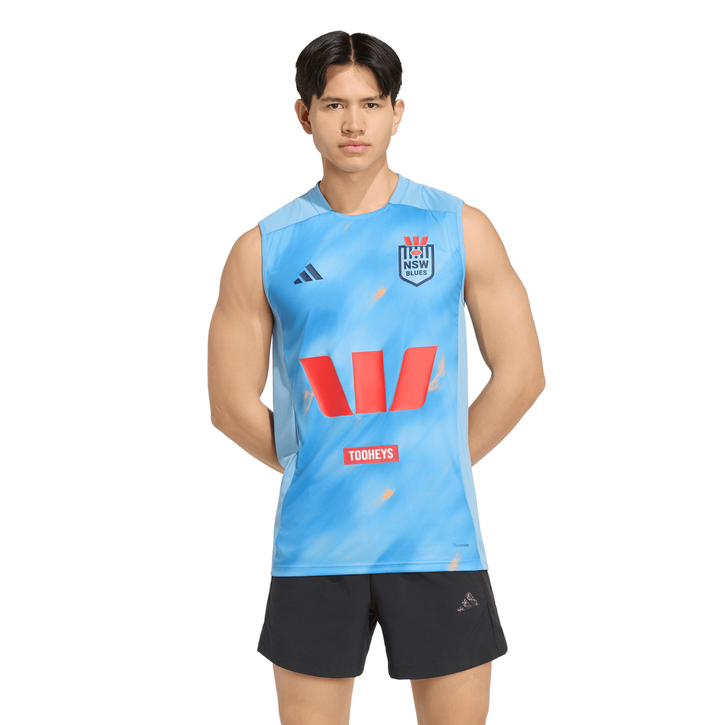 NSW Blues 2026 State of Origin Mens Light Blue Training Singlet