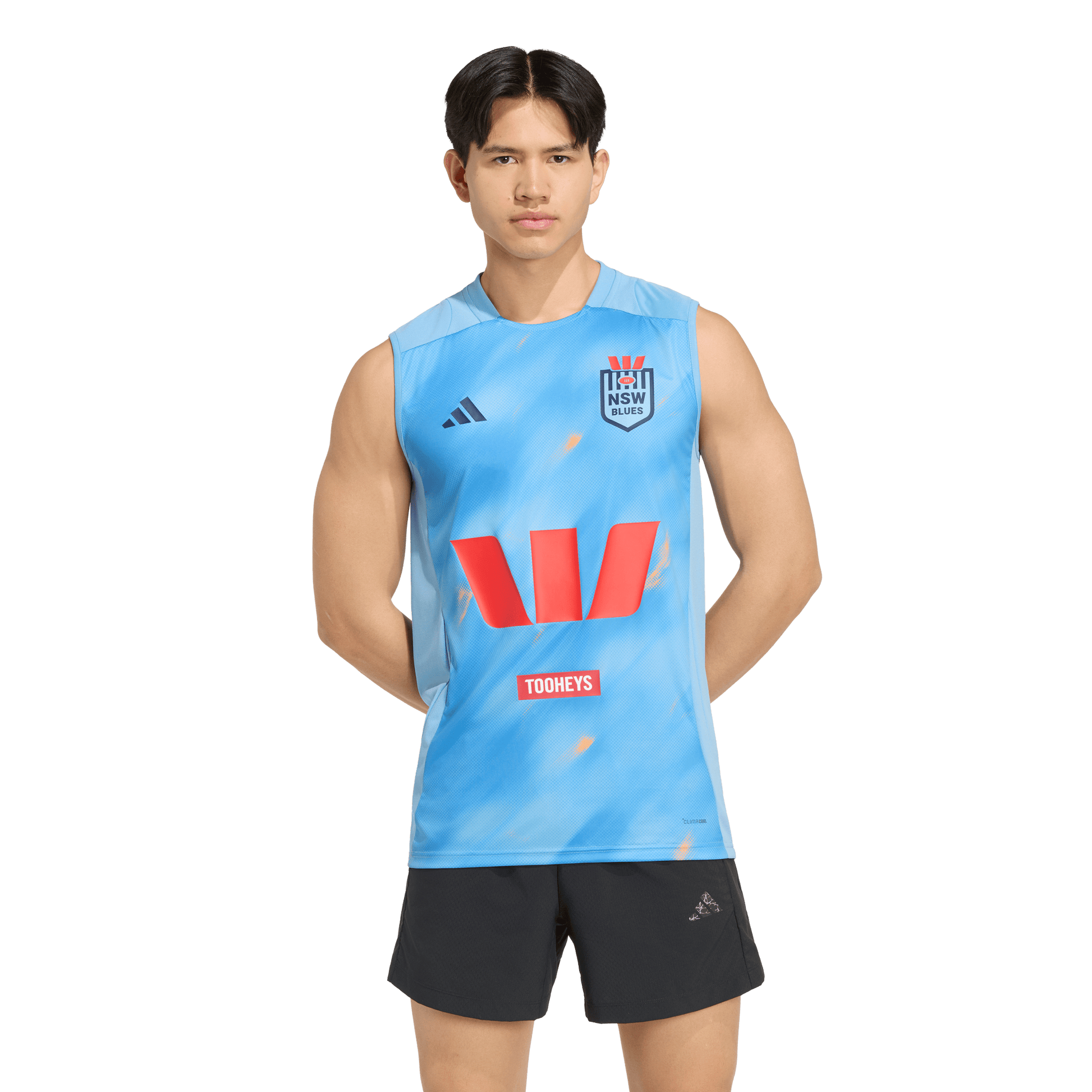 NSW Blues 2026 State of Origin Mens Light Blue Training Singlet