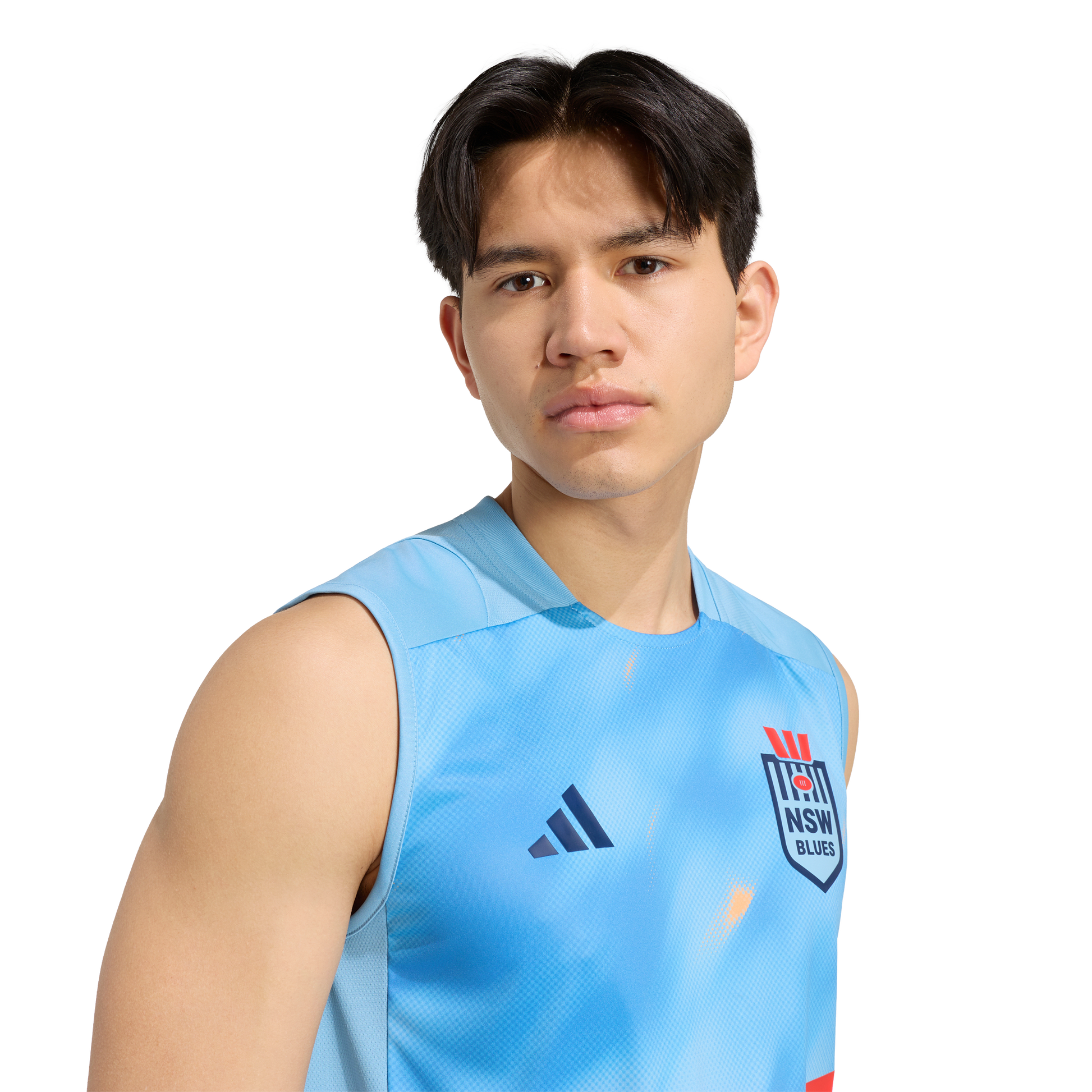 NSW Blues 2026 State of Origin Mens Light Blue Training Singlet