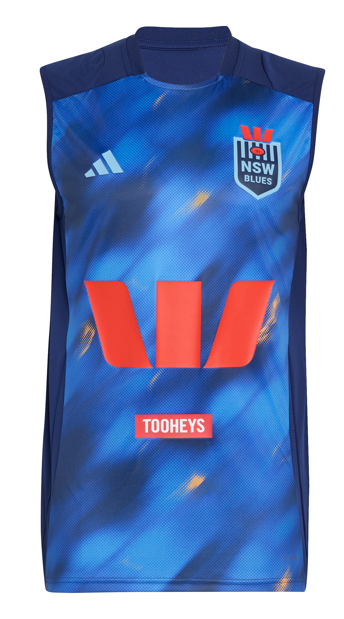 NSW Blues 2026 State of Origin Mens Dark Blue Training Singlet