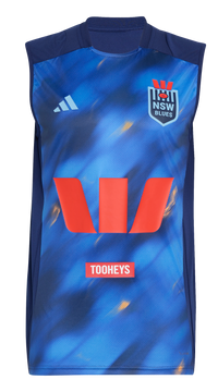 NSW Blues 2026 State of Origin Mens Dark Blue Training Singlet
