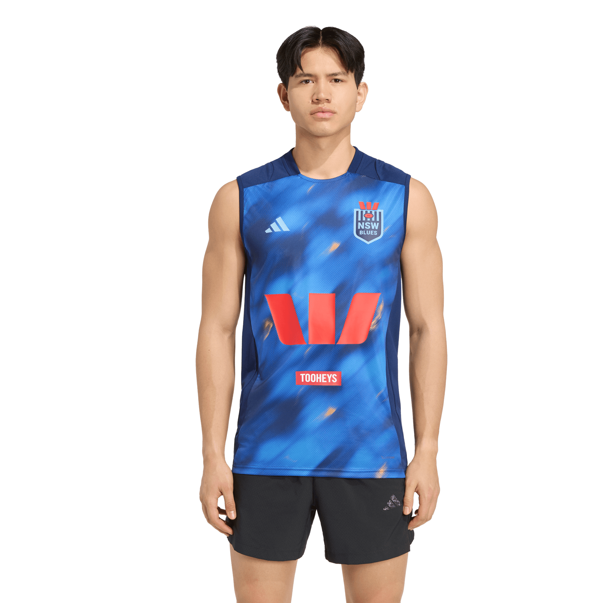 NSW Blues 2026 State of Origin Mens Dark Blue Training Singlet