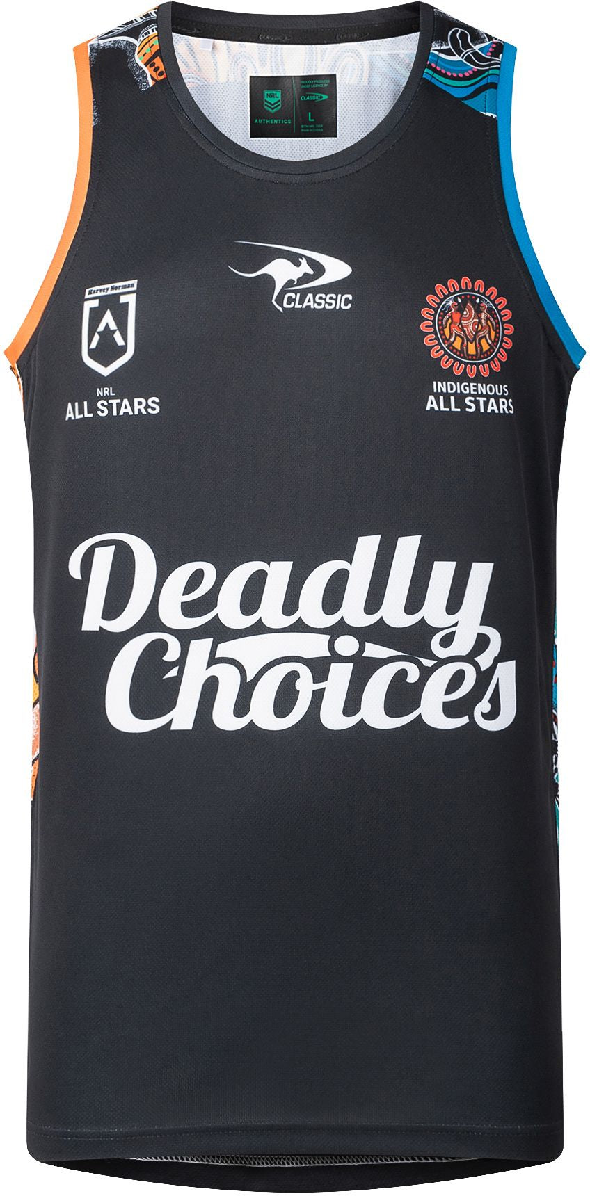 Indigenous All Stars 2026 NRL Kids Training Singlet