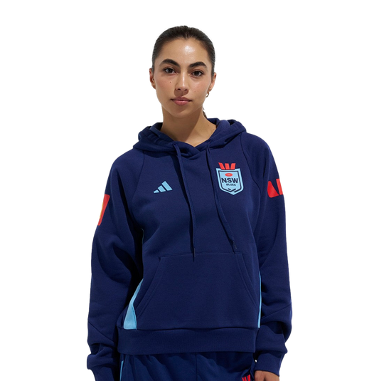 NSW Blues 2026 State of Origin Ladies Dark Blue Training Hoodie