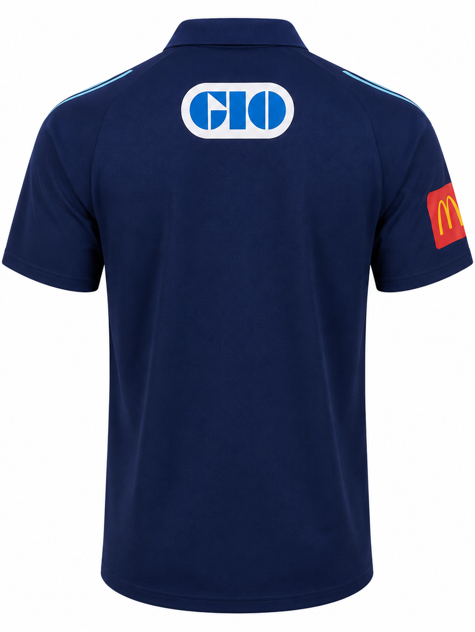 NSW Blues 2026 State of Origin Mens Dark Blue Polo Shirt