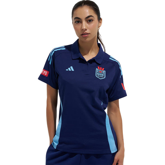 NSW Blues 2026 State of Origin Ladies Dark Blue Polo Shirt