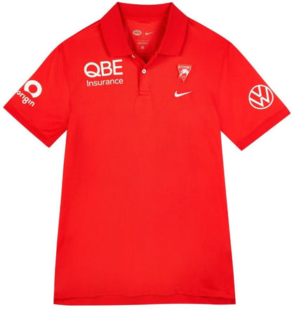 Sydney Swans 2026 AFL Mens Players Polo Shirt