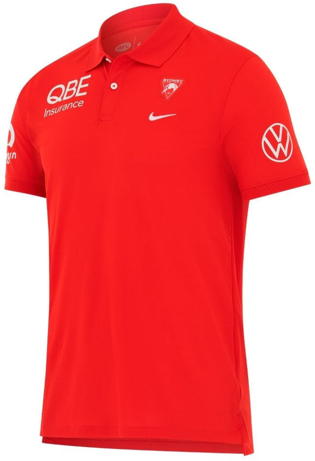 Sydney Swans 2026 AFL Mens Players Polo Shirt