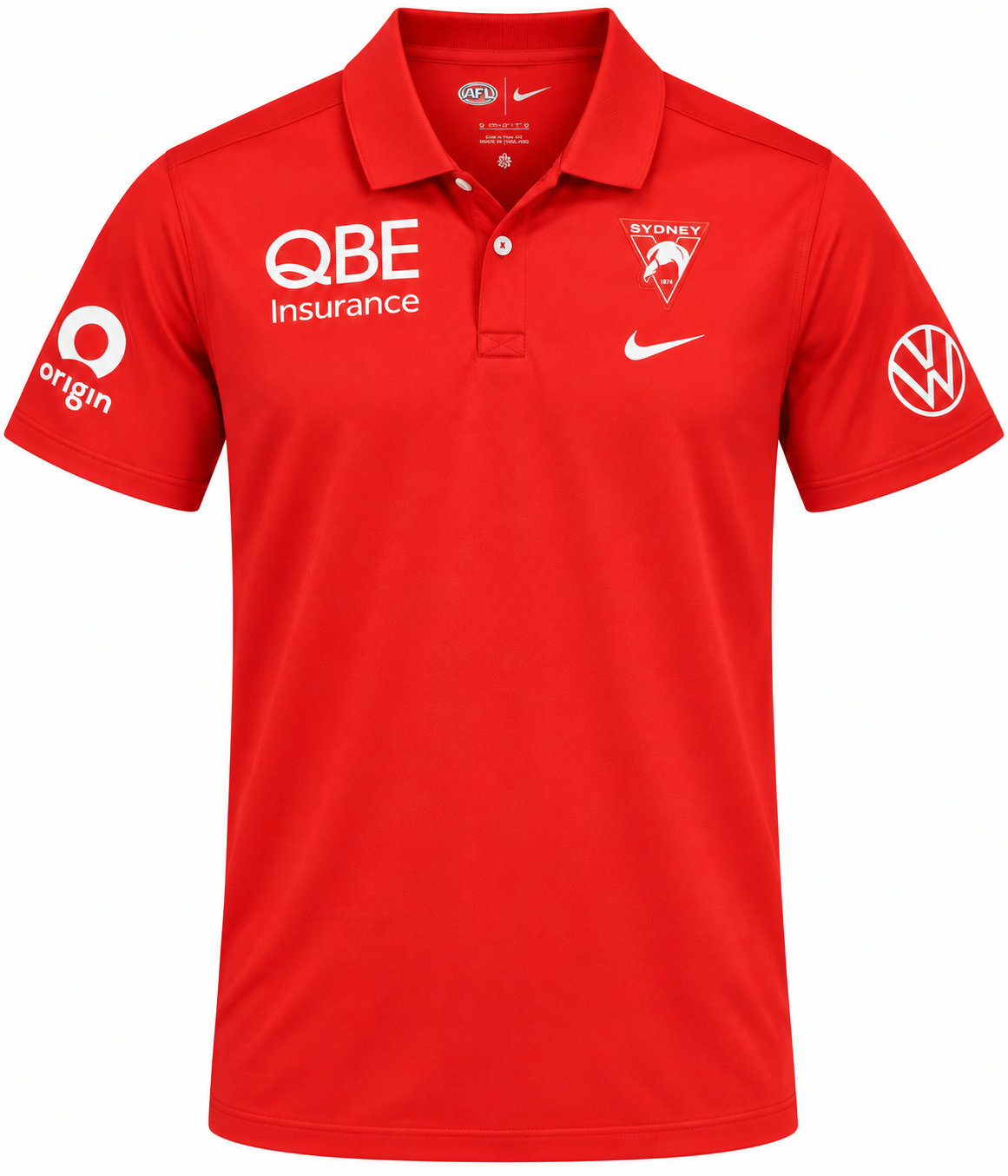 Sydney Swans 2026 AFL Mens Players Polo Shirt