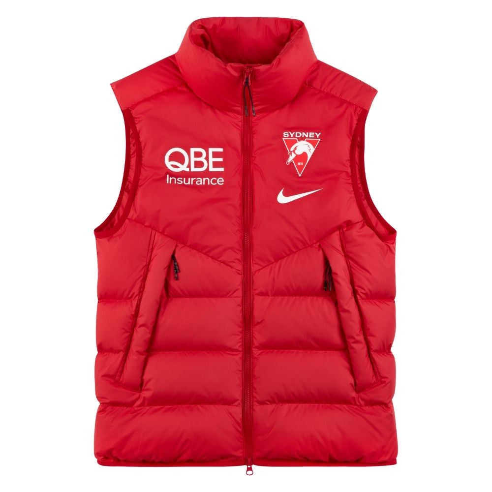 Sydney Swans 2026 AFL Mens Sideline Fill Vest