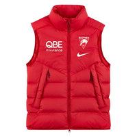 Sydney Swans 2026 AFL Mens Sideline Fill Vest