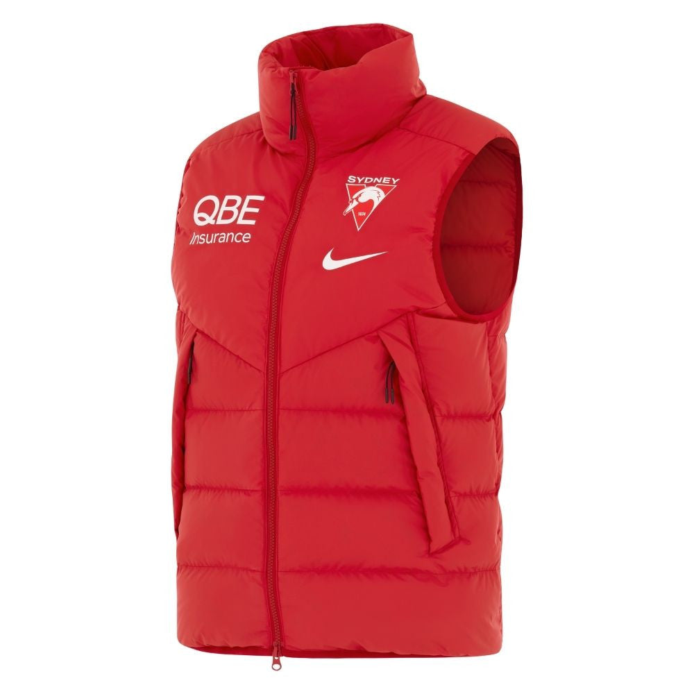 Sydney Swans 2026 AFL Mens Sideline Fill Vest
