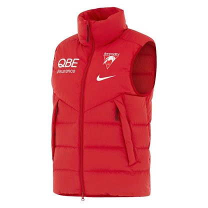 Sydney Swans 2026 AFL Mens Sideline Fill Vest