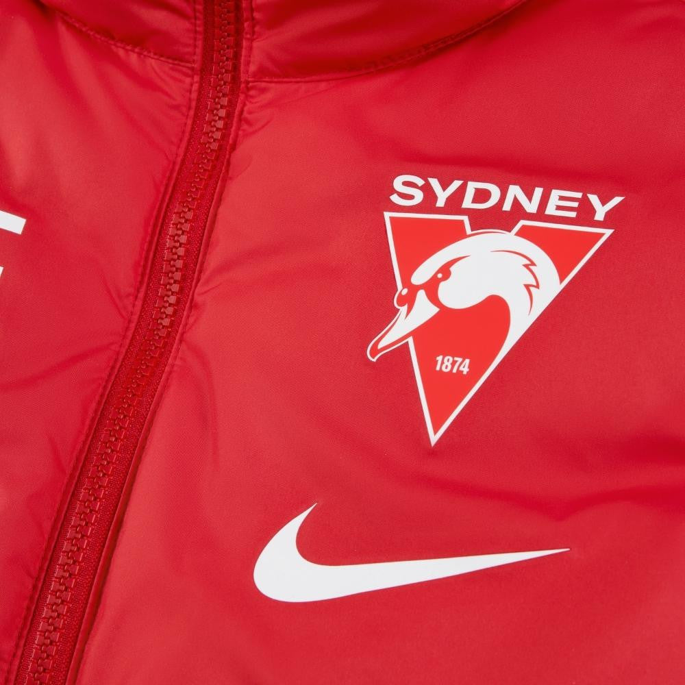 Sydney Swans 2026 AFL Mens Sideline Fill Vest