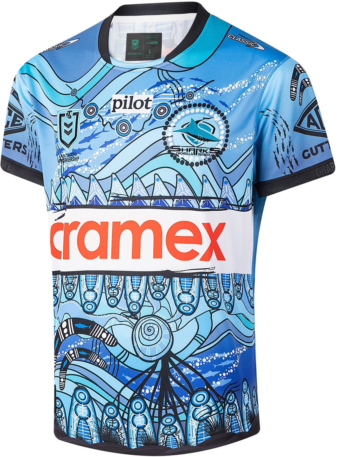 Cronulla Sharks 2026 NRL Mens Indigenous Jersey