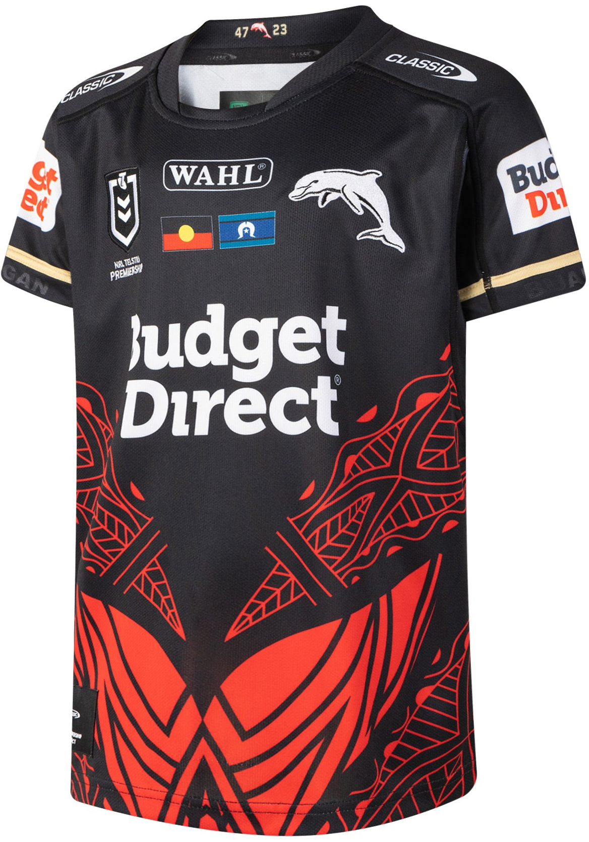 Dolphins 2026 NRL Kids Indigenous Jersey