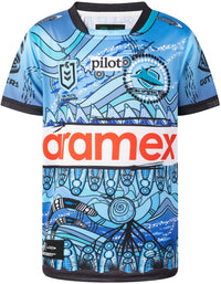 Cronulla Sharks 2026 NRL Kids Indigenous Jersey