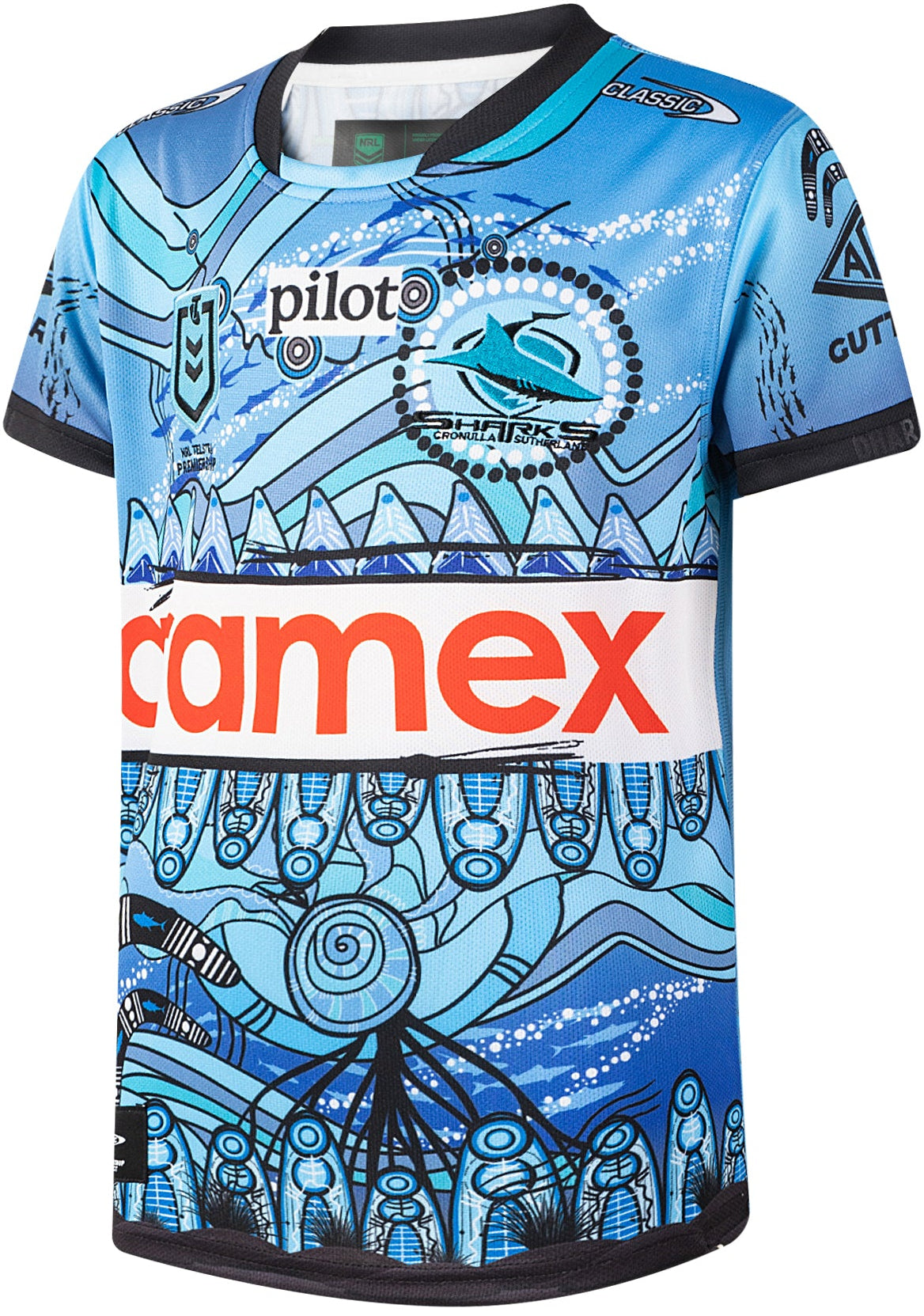 Cronulla Sharks 2026 NRL Kids Indigenous Jersey