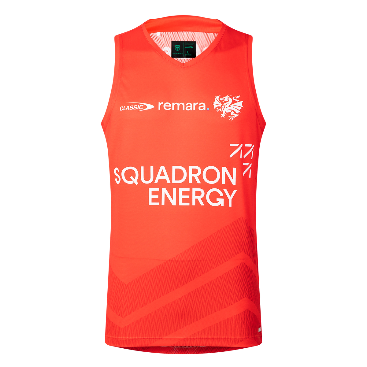 St George Dragons 2026 NRL Kids Red Training Singlet
