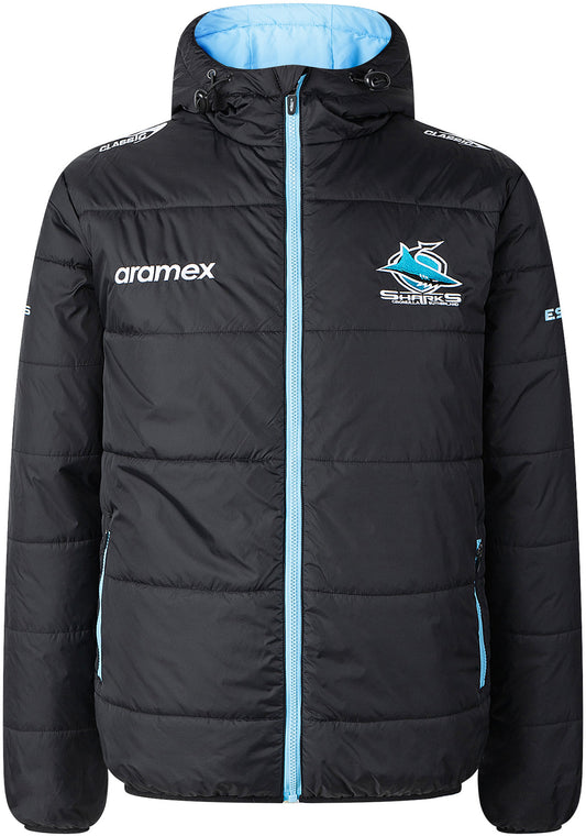 Cronulla Sharks 2026 NRL Mens Puffer Jacket